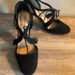 Black Strappy Heels size 6.5